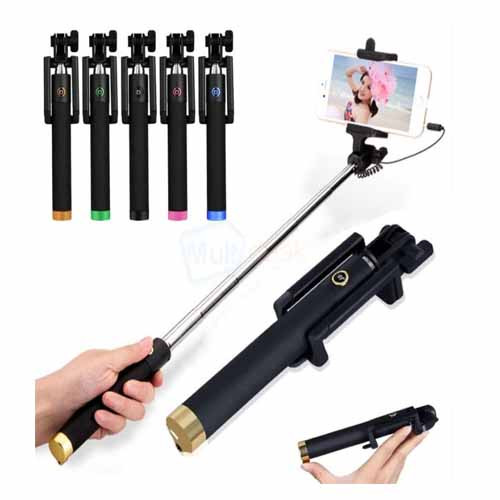 Selfie Stick, Extendable  Wired Handheld Monopod